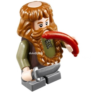 lego乐高魔戒指环王人仔lor051矮人bombur庞伯 79003 带配件