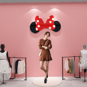 网红服装店装饰布景墙贴女装店铺打卡背景墙布置用品拍照墙区道具