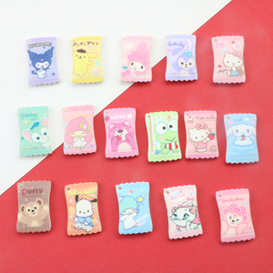 DIY饰品配件手工材料 树脂卡通动物形象草莓熊兔子猫咪青蛙小糖果