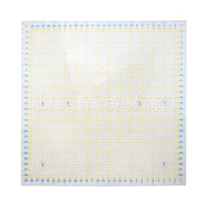 亚克力尺子正方形缝纫尺DIY手工拼布工具30*30拼布尺尺厚度0.4cm