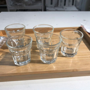 ikea宜家正品 博克尔 酒杯玻璃酒杯加厚杯子超值6件白酒杯口杯