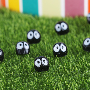 苔藓微景观装饰摆件 宫崎骏黑煤球 单个小黑 精灵摆件diy材料