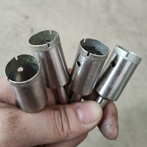 25-40mm中砂吸筒玉石圆珠平安扣扳指空心钻头开孔器细砂薄口套筒