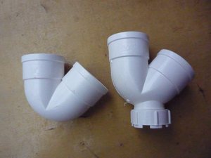 多联牌pvc 50 110沉水弯及45°(度)弯头 排水管下水管配件