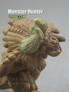 [傻子酋长]正版散货 bandai 怪物猎人 mh q版人偶摆件 双角龙