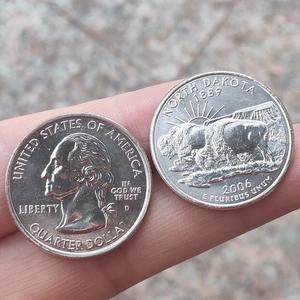 00shanghainesewy淘宝美国钱币 国家公园第34枚p版 2016年25美分