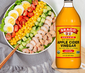 优珍 苹果醋 果汁饮料 750ml*6瓶 磨砂瓶 佐餐饮品 年货送礼盒 整