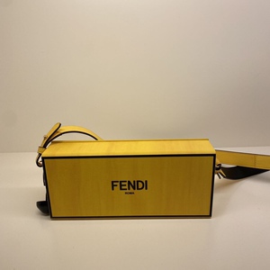 【迪迪在意大利】fendi芬迪黄色小盒子包
