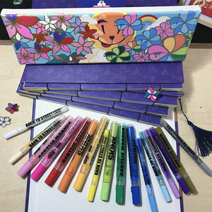 skink丙烯马克笔37色全套水性涂鸦马克笔 推广价