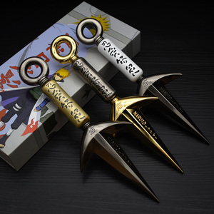 火影武器四代目飞雷神忍者波风水门苦无大号金属礼物忍具动漫周边