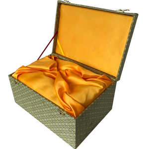方形锦盒 首饰饰品珠宝箱 瓷器文物包装箱摆件把件古玩收纳礼品盒