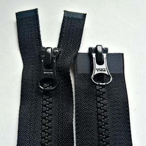 90cm黑色ykk拉链5号树脂双开双头拉锁79cm高档羽绒服棉衣大长拉链