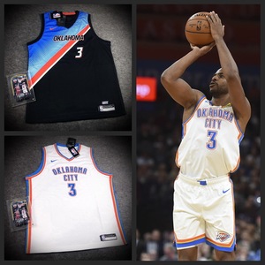 美版nike 克里斯保罗雷霆队球衣 cp3俄克拉荷马youth青少年sw球服