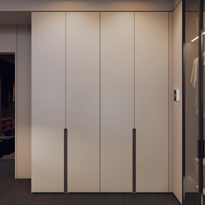 成都一门到顶衣柜定制工厂定做现代简约风格卧室装修衣帽间订制柜