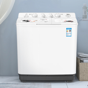 美的洗衣机半自动家用双桶
