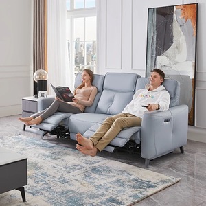 芝华仕头等舱绅士系列客厅真皮简约电动功能组合沙发10356