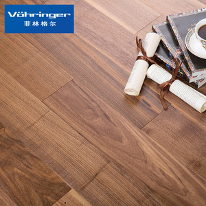 菲林格尔德国多层实木复合地板15mm纯粹主义黑核桃15