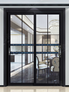 介仁艺术门窗 轻奢极简 现代是尚 新中式推拉门xq-206 订金