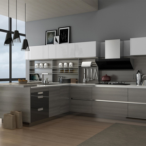 志邦橱柜摇滚芭比橱柜环保双饰面3米地柜3米台面1米吊柜