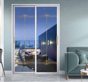 介仁门窗隔断开放式厨房商铺简易推拉门 50推拉门 幸运临门定金