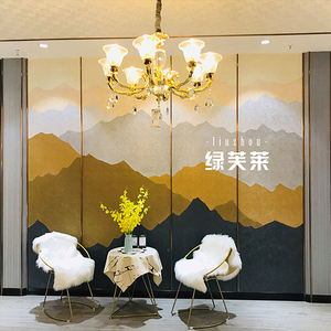 绿芙莱墙基布无缝墙布电视背景墙布壁纸防水墙纸防潮防火壁布全屋