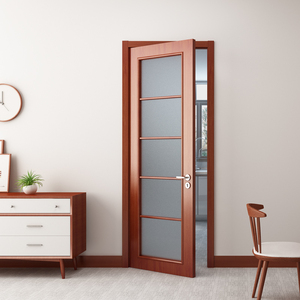 tata木门 家用卫生间门定制厨房门玻璃门套装门推拉门@015-j tcz