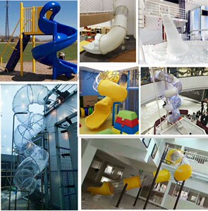 塑料圆筒螺旋成人滑梯滑道室内小博士组合儿童游乐场设备小型定制