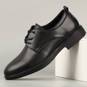 保罗艾步森皮鞋男2022新款真皮软底商务休闲鞋透气百搭英伦风男鞋