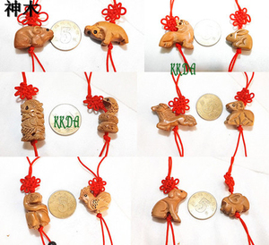 龙猴鼠三合木手串