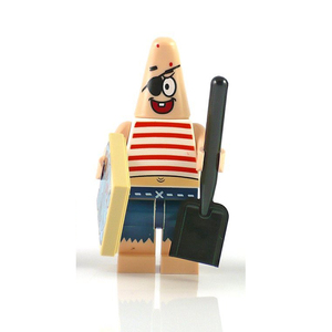 lego 乐高 海绵宝宝 人仔 bob033 patrick pirate 派大星 3817