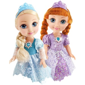 艾莎安娜挺逗冰雪公主奇缘玩具智能娃娃语音对话换装礼盒女孩