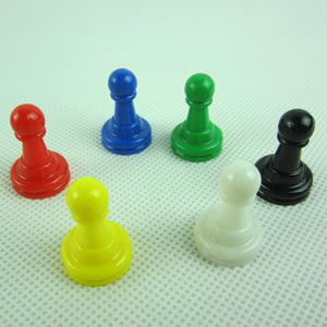 4 6色 8色棋子 跳棋飞行棋棋类玩具配件 大富翁桌游配件 强手棋