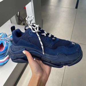 【大锤在意大利】 巴黎世家balenciaga triple 老爹鞋蓝色透明底
