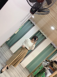2023年秋季新款韩版女装叙家双层领蕾丝刺绣喇叭袖淑女气质衬衣