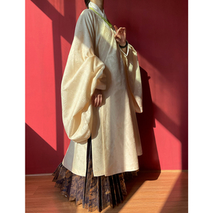 鸾羽家 明制汉服 早早现货 交领长袄 秋冬汉服 日常