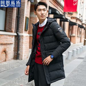 alt中长款羽绒服男 冬季新品时尚学生连帽…