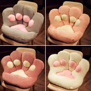 猫爪坐垫软舒适办公室久坐神器学生教室宿舍椅子屁股垫子椅垫可爱