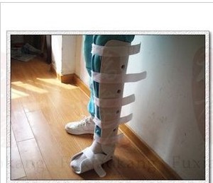 高分子支具胫腓骨膝部下肢外固定支具腿部踝骨骨折夹板石膏