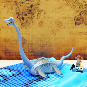 lego 蛇颈龙 单独模式 沙蓝6720花纹 侏罗纪 恐龙