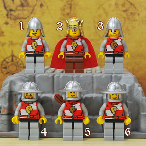 lego 狮国 国王 士兵 cas445 446 474 482 497 502 乐高 城堡人仔