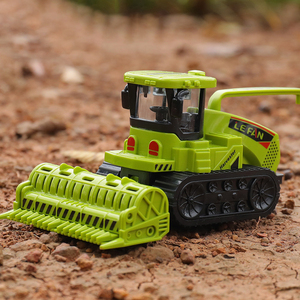 儿童联合收割机农场小玩具车男孩宝宝惯性滑行耐摔会跑农夫拖拉机