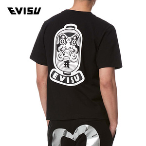evisu 18aw 男士不倒翁灯笼图案短袖t恤 1eahtm8ts531xx