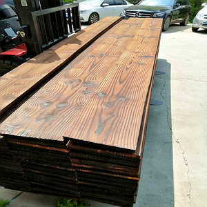 碳化木板材宽板防腐木大板火烧木楼梯踏步板地板广告牌吧台桌面板