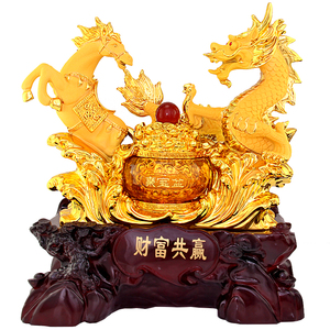 龙马精神摆件客厅