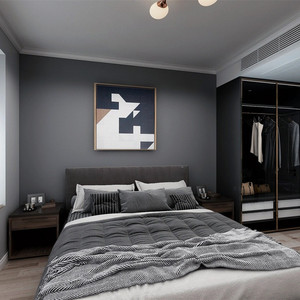 乳胶漆室内家用太空漫步浅灰色深灰色自刷墙面漆涂料环保翻新油漆