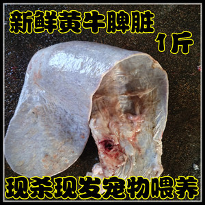 新鲜牛脾脏 牛沙肝 牛杂 牛下水 10斤包邮江浙沪皖