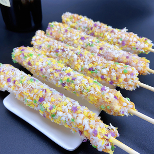 德邻大圣鸡柳棒油炸彩虹棒15串一包裹粉鸡肉串商用半成品油炸小吃