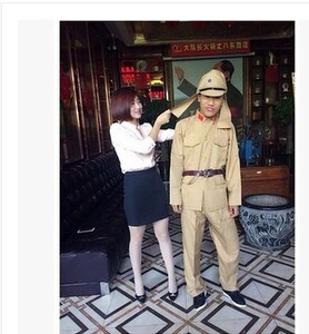 日军军服小鬼子服装汉奸日本兵表演出服儿童皇军装影视舞台服道具