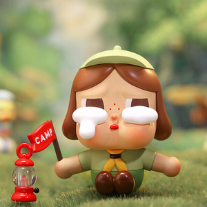 正品包邮popmart泡泡玛特crybaby哭娃丛林探险系列手办盲盒车摆件