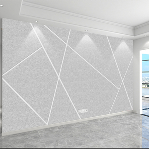 新款北欧几何线条灰色壁纸现代简约墙布客厅电视背景墙纸无缝壁画